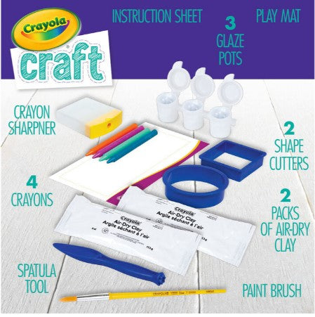 Craft Confetti Coasters & Dish - Craft Kit | Crayola