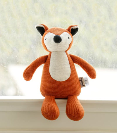 The Timid Fox: Soft Toy For Kids - Bright Orange & Natural | Pluchi