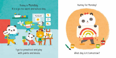 Days Of The Week - Little Board Book | Usborne Books