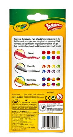 Fun Effects! Twistables Crayons - 24 Count | Crayola