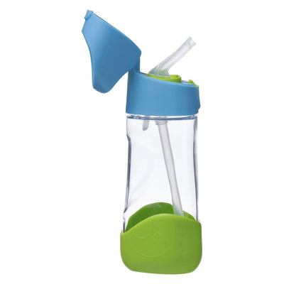 Tritan Straw Drink bottle 450 ml: Ocean Breeze - Blue Green | b.box by B.Box Baby Care