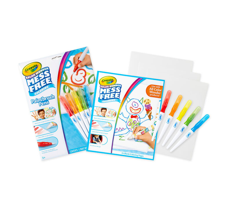 Color Wonder Mess Free Paintbrush Pens & Paper | Crayola
