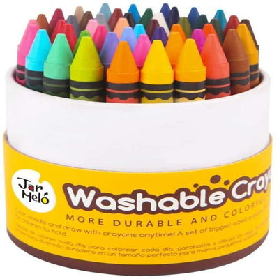 Washable Crayons - 48 Colors | Jar Melo by Jar Melo Art & Craft