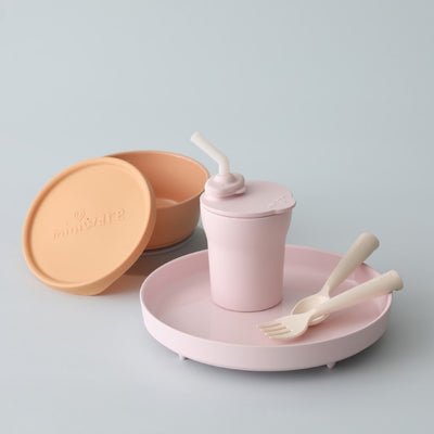 Little Foodie All-in-one Feeding Set Little Patissier - Cotton Candy/ Toffee | Miniware