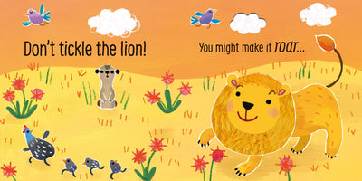 Don't Tickle the Lion!: Touchy-feely sound books - Board Book | Usborne