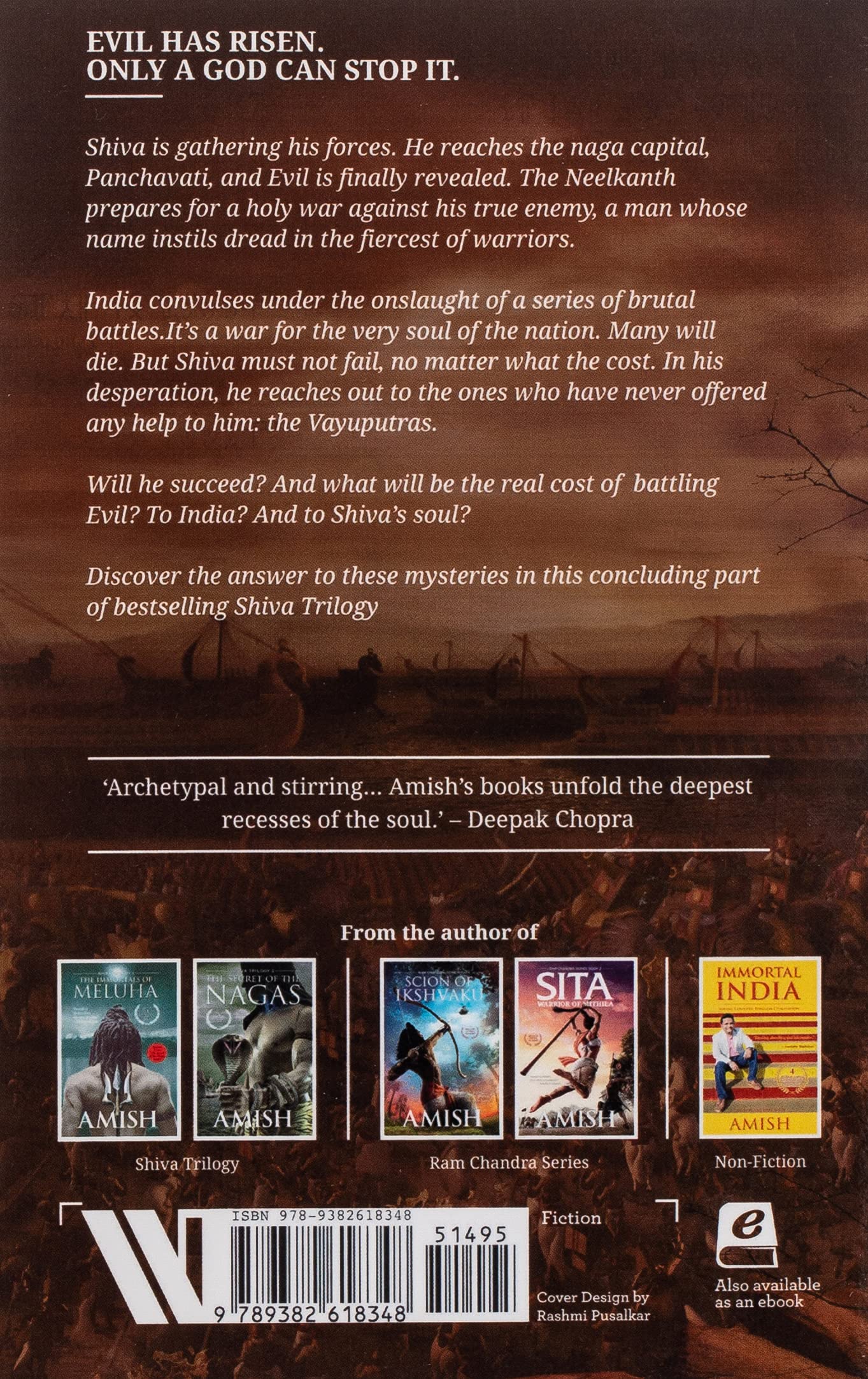 The Oath of the Vayuputras (Shiva Trilogy): 3 (Paperback) | Amish Tripathi by Westland Books Books- Fiction