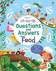 Lift-The-Flap Questions and Answers about Food - Board Book | Usborne