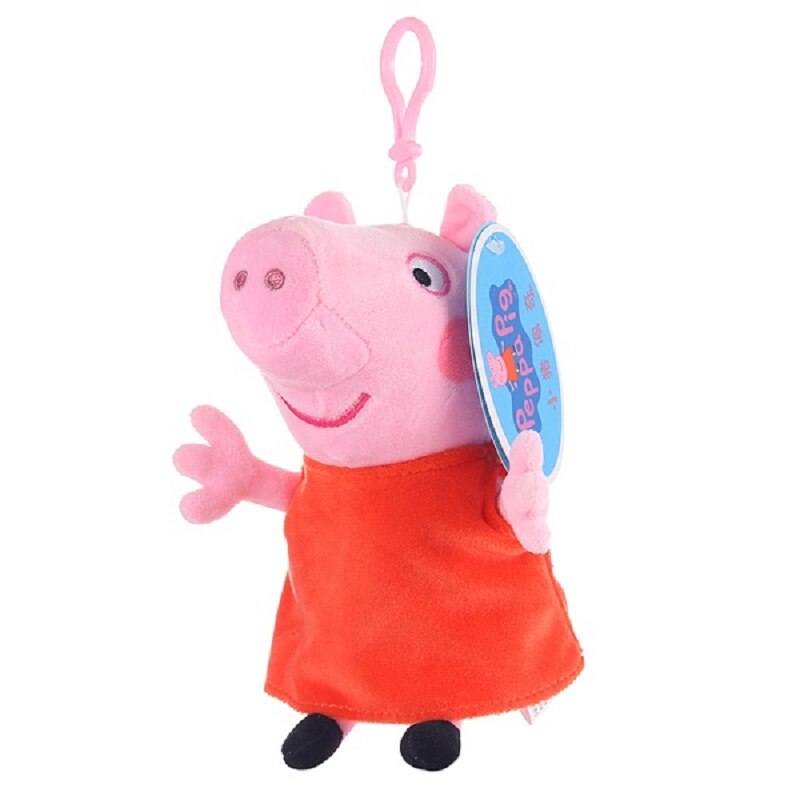 Peppa Pig Plush - 19 cm Soft Toy Hanging (Orange) | Peppa Pig