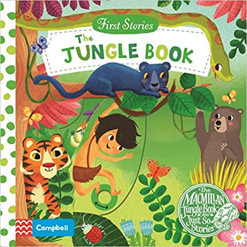 The Jungle Book: First Stories (Push Pull Slide) - Board Book | Campbell by Campbell Books Book