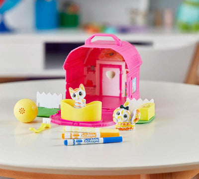 Scribble Scrubbie Pets Backyard Bungalow Playset | Crayola