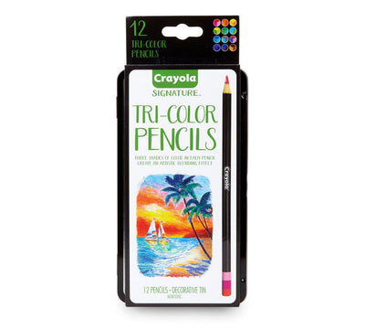 Signature Tri-Colour Pencils - 12 Count | Crayola