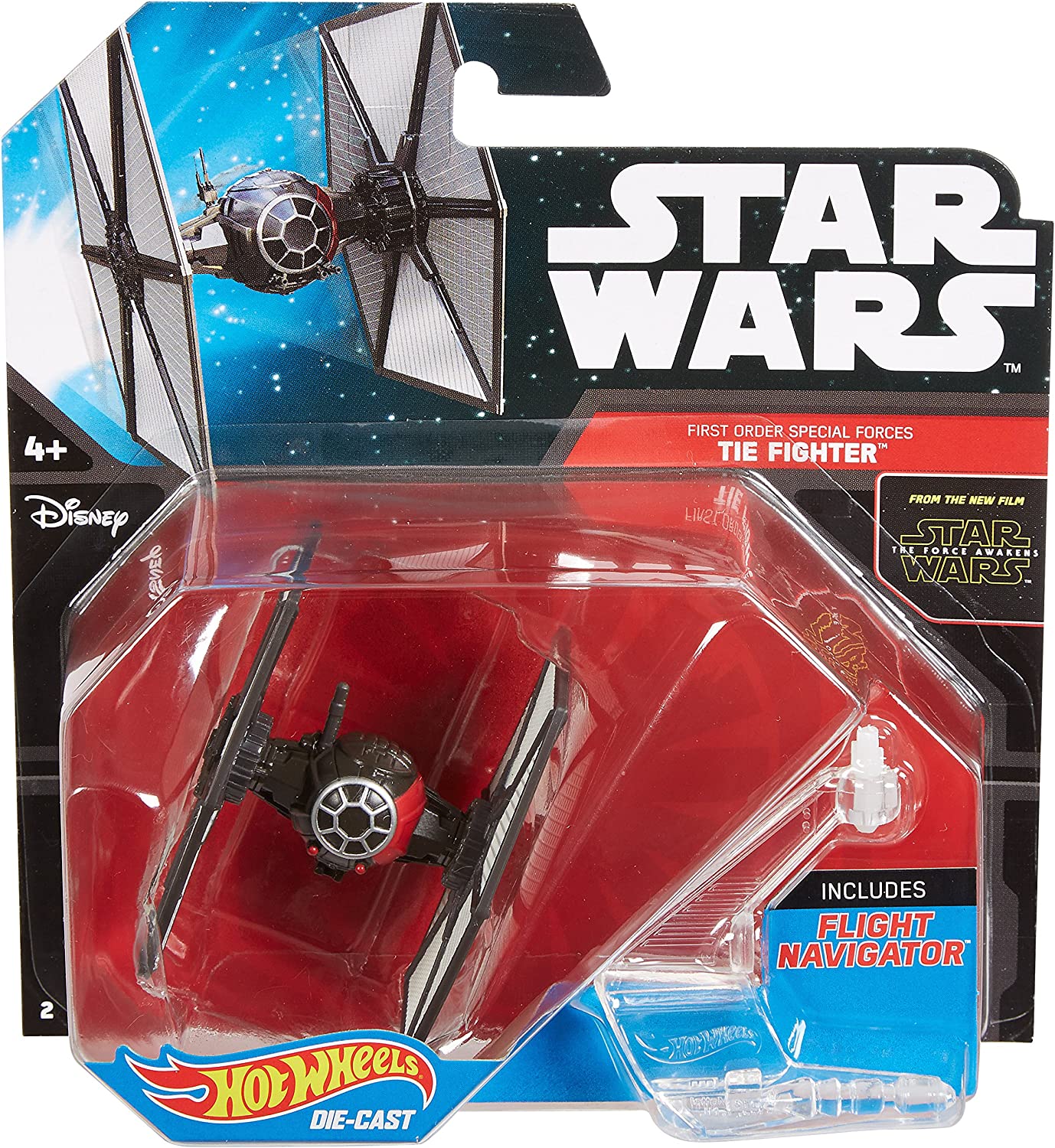 Star Wars Starship First Order Special Forces TIE Fighter | Hot Wheels