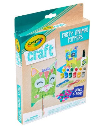 Craft Animal Party Poppers - Craft Kit | Crayola