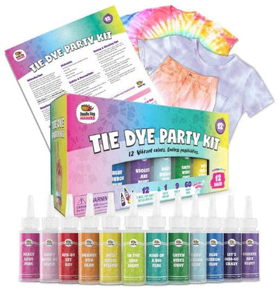 Tie Dye Party Kit - (12-Pack) | Doodle Hog by Doodle Hog, USA Art & Craft