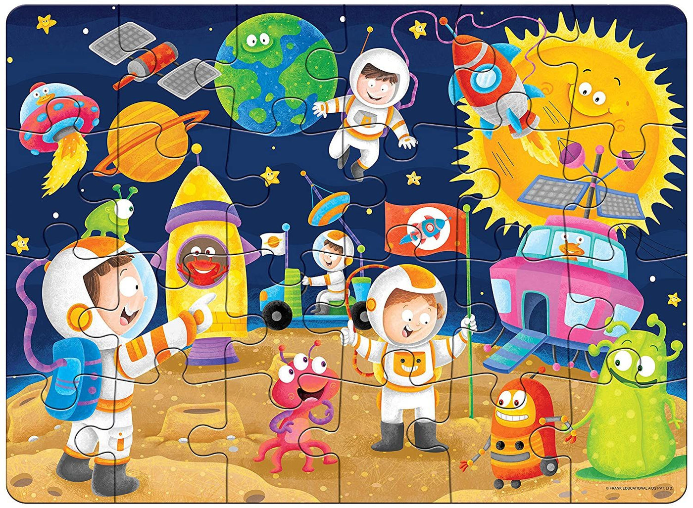 In Space - 24 PCS Floor Puzzle | Frank