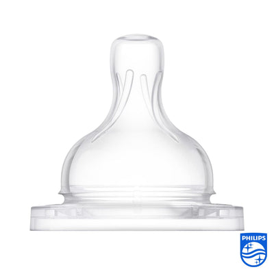 Anti-Colic Teat Fast Flow 4 Holes - Pack Of 2 (SCF634/27) | Philips Avent
