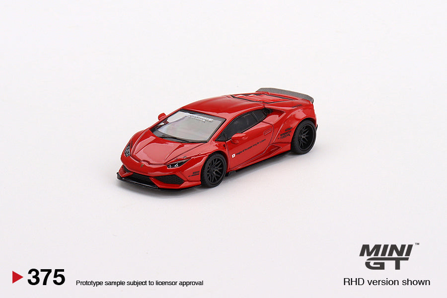 LB★WORKS Lamborghini Huracan ver. 2 Red - Scale: 1:64 | Mini GT