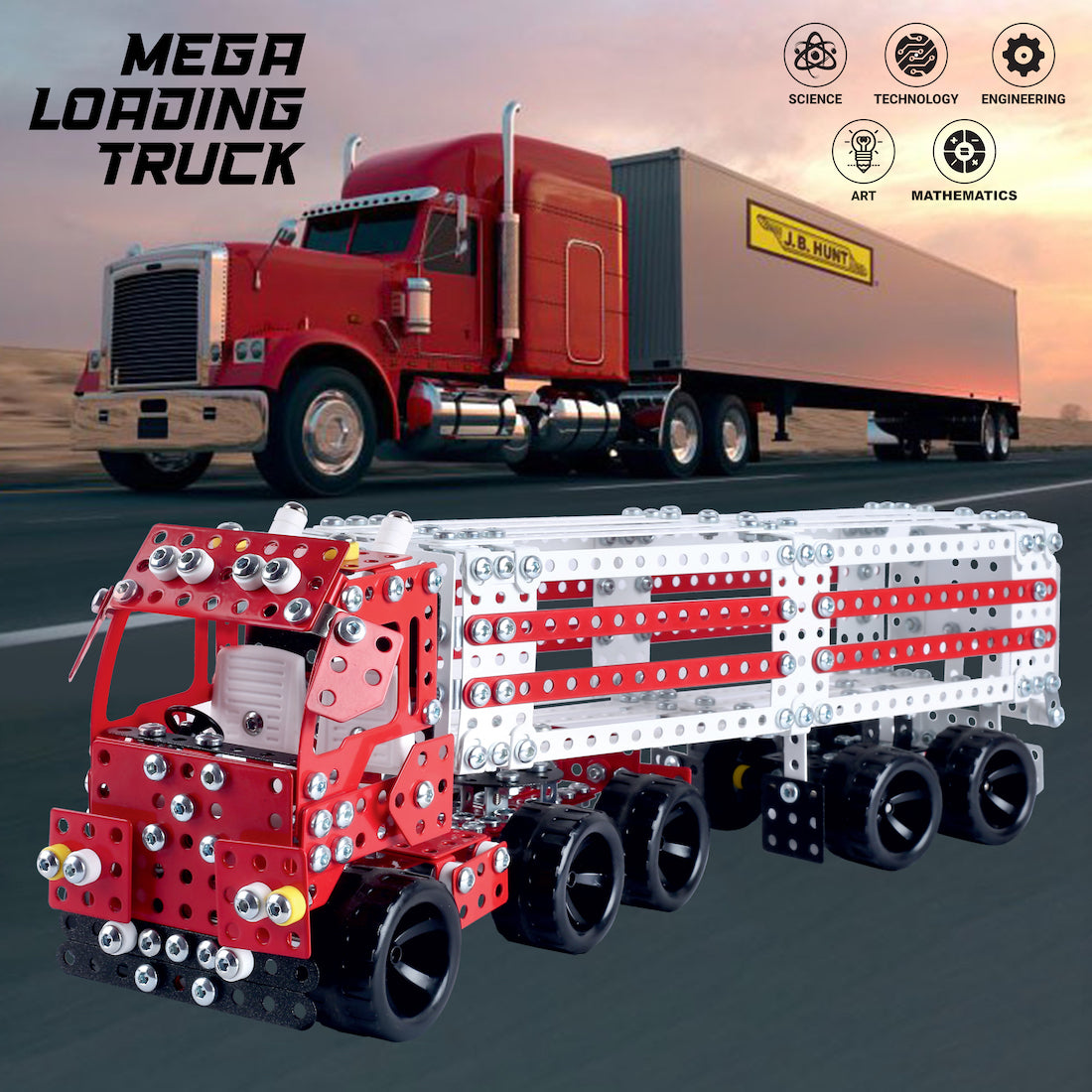 Mega Loading Innovator: Mega Loading Truck - 826 PCS | Kipa Gaming – Krazy Caterpillar