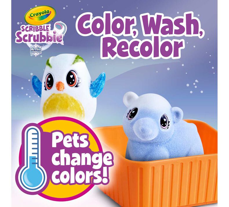 Scribble Scrubbie Pets Arctic Snow Explorer | Crayola