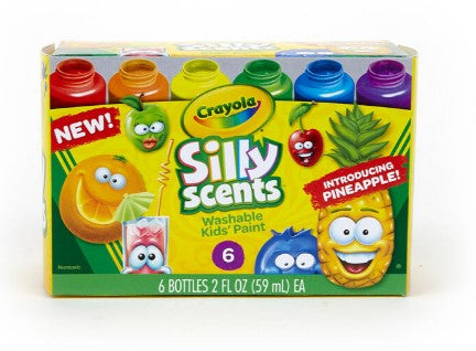 Silly Scents Washable Paints - 6 Count | Crayola