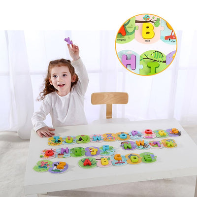 Alphabet Puzzle (52 PCS) | Tooky Toy