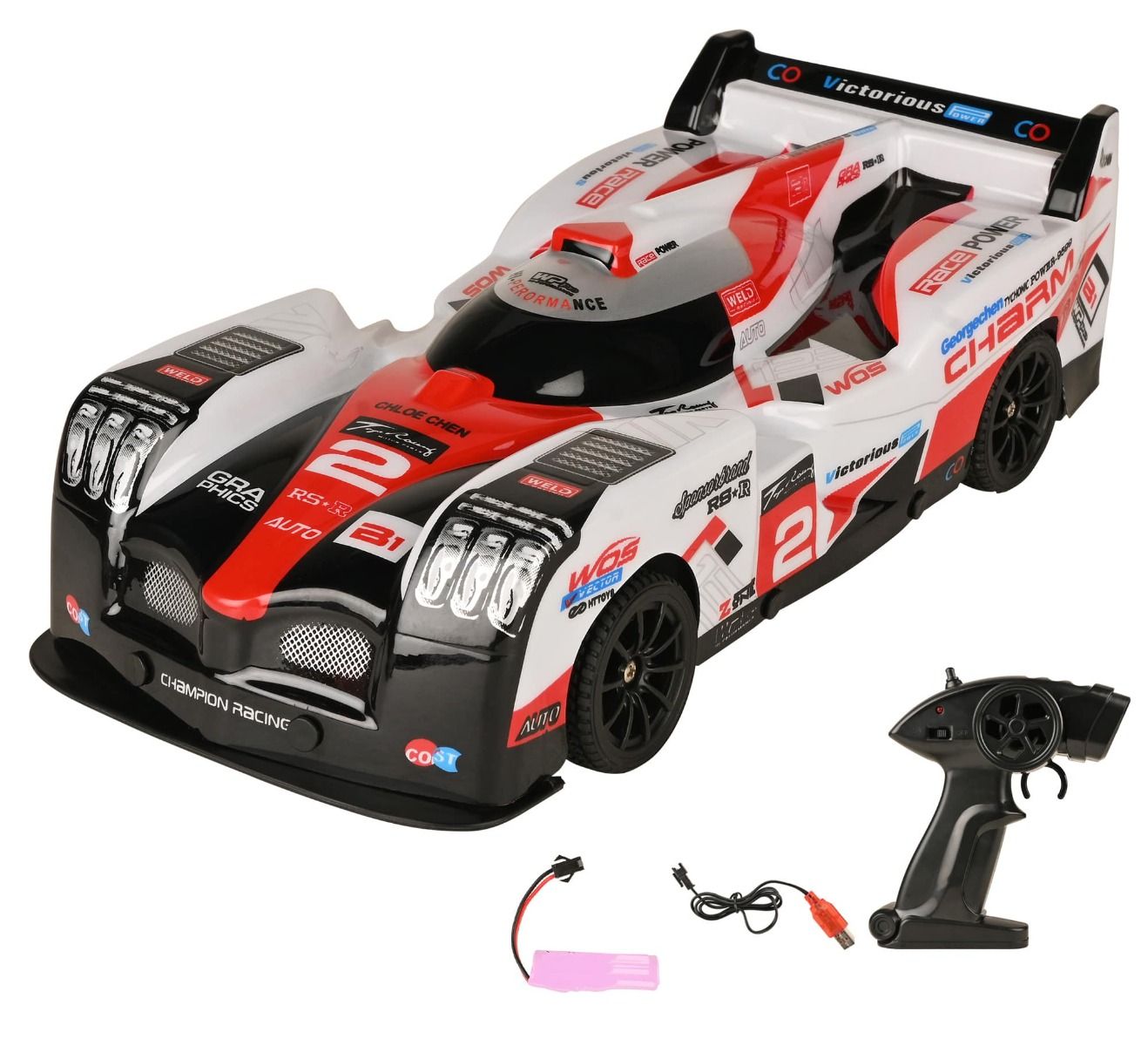 Auto Perfect Racing - RC Car 1:24 - Red | Playzu