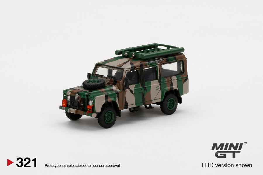 Land Rover Defender 110 Malaysian Army - 1:64 | Mini GT