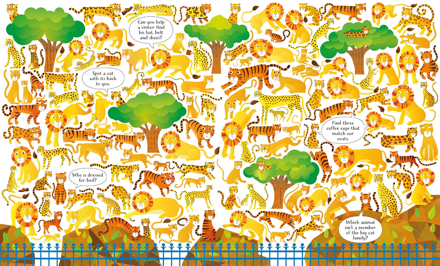 At The Zoo: Book and Jigsaw - Paperback | Usborne