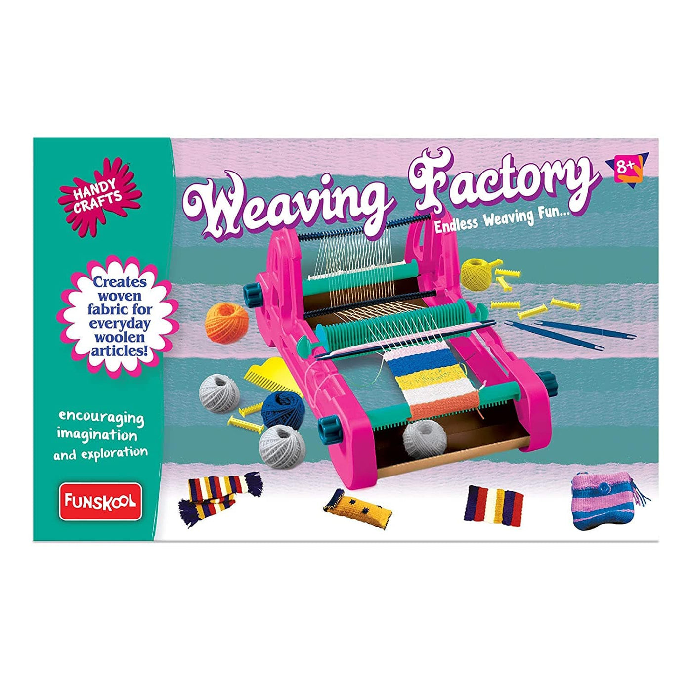 Weaving Factory: Endless Weaving Fun - Handy Craft | Funskool by Funskool, India Art & Craft