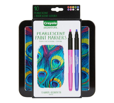 Signature Pearlescent Paint Markers - 10 Count | Crayola