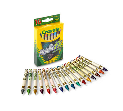 Metallic FX Crayons, 16 Count | Crayola