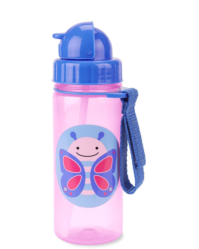 Zoo Straw Bottle: 390ml - Butterfly | Skip Hop by Skip Hop, USA Baby Care