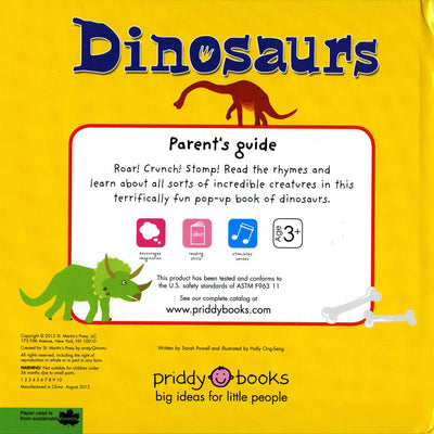 Pop-up Dinosaurs | Priddy