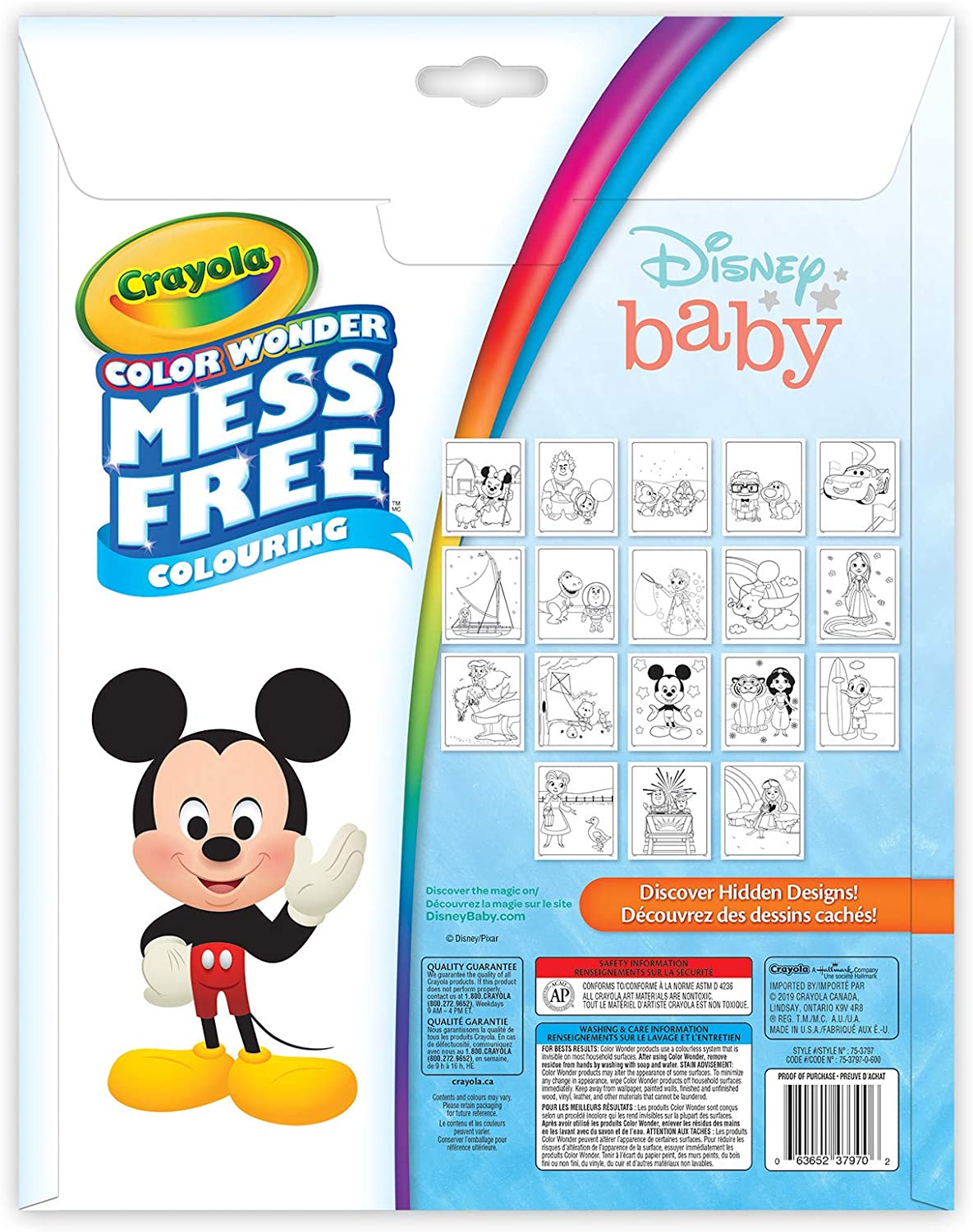 Disney Baby: Colour Wonder Mess Free Colouring Kit | Crayola