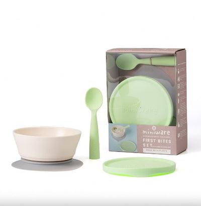 First Bite Feeding Set - Vanilla Green | Miniware