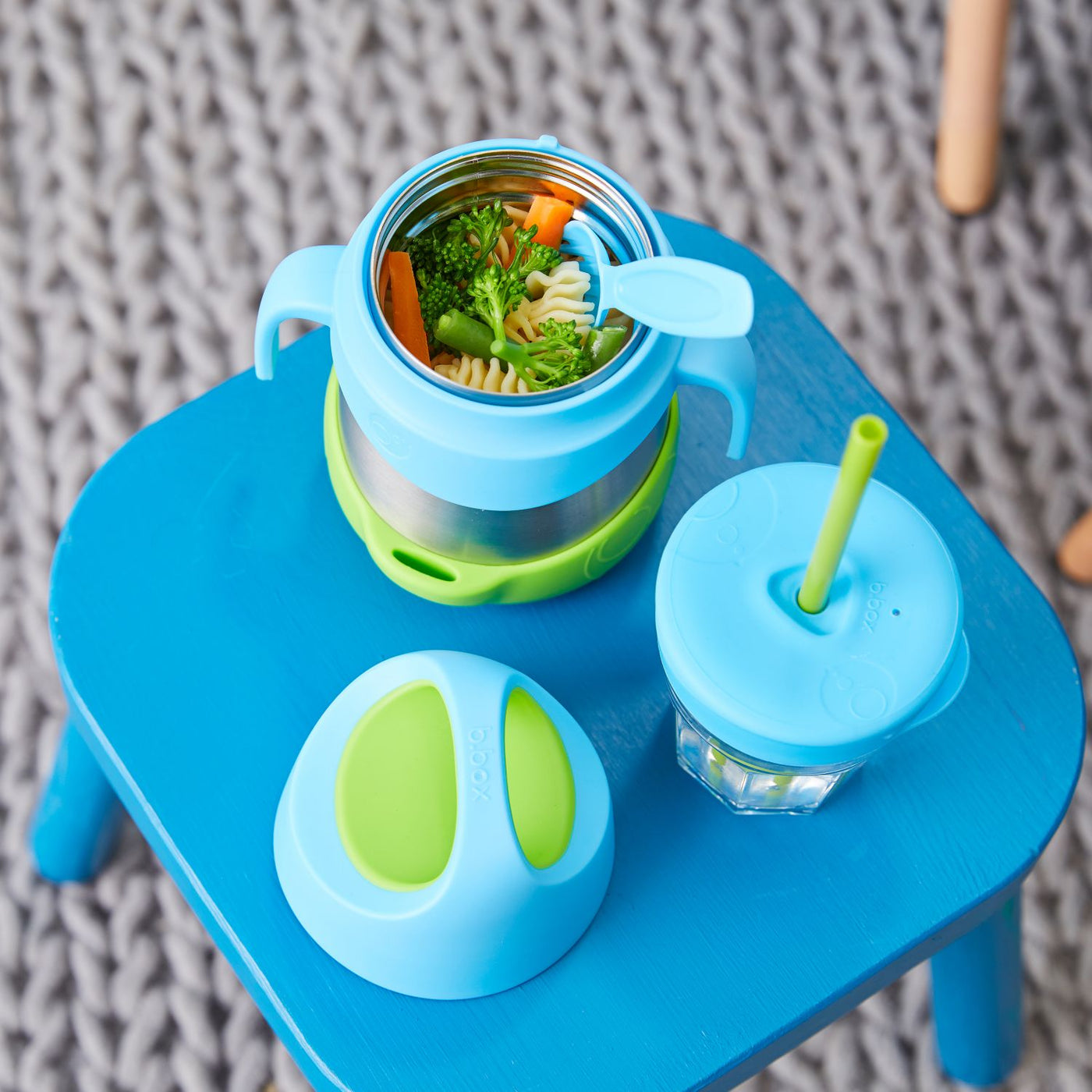 Insulated Food Jar: 335ml - Ocean Breeze Blue Green | B.box