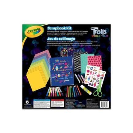 Troll World Tour Scrapbook Kit | Crayola by Crayola, USA Art & Craft