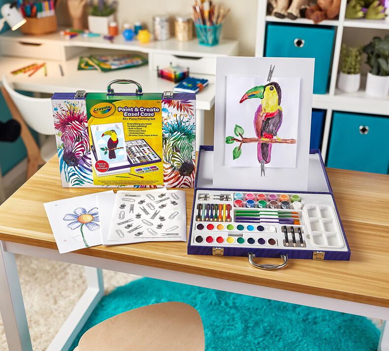 Paint & Create Easel Case For Kids | Crayola