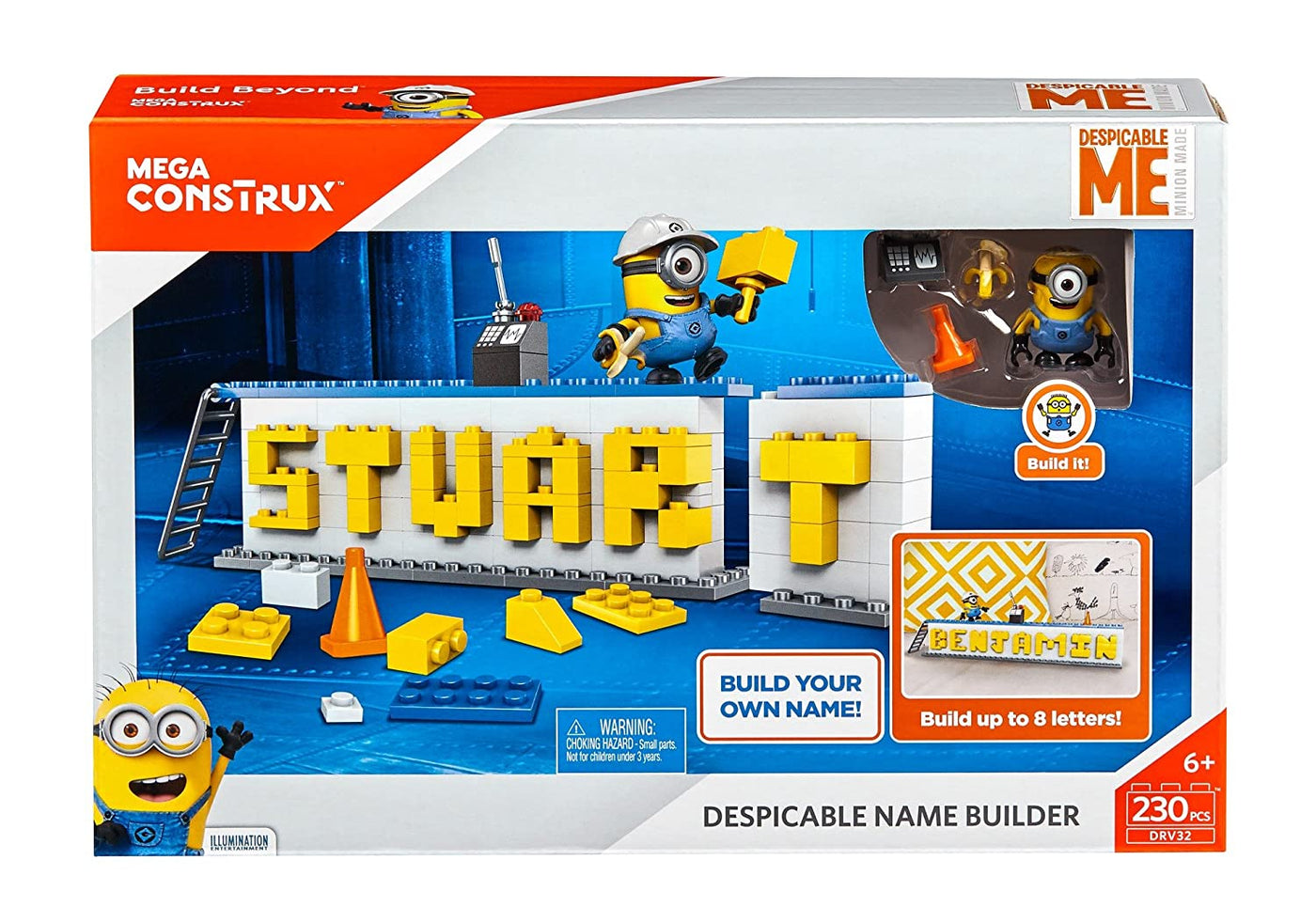 Despicable Name Builder- Minion Made | Mega Construx- Mattel