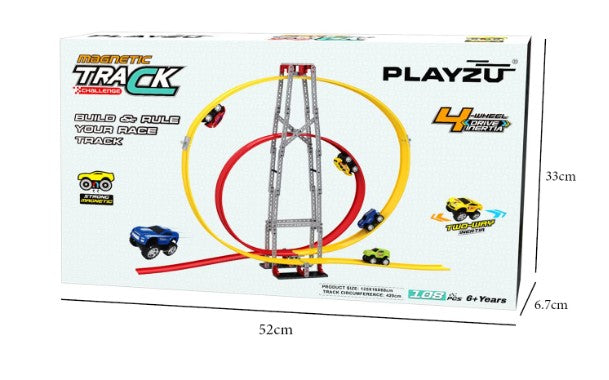 Magnetic Track Set: Circular | Playzu