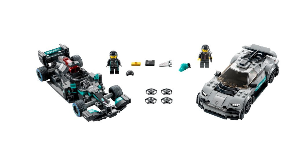 LEGO® Speed Champions #76909: Mercedes-AMG F1 W12 E Performance & Mercedes-AMG Project One