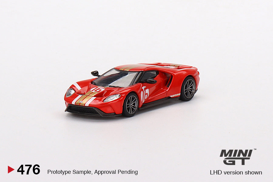 Ford GT Alan Mann Heritage Edition - Scale: 1:64 | Mini GT