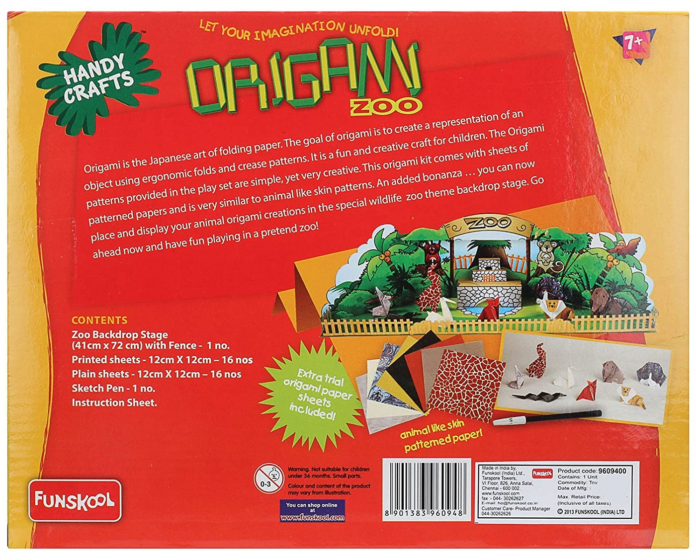 Origami Zoo - Handy Crafts | Funskool