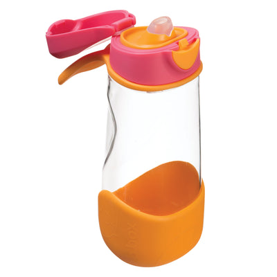 Spout Drink Bottle: 450ml - Pink Orange | b.box