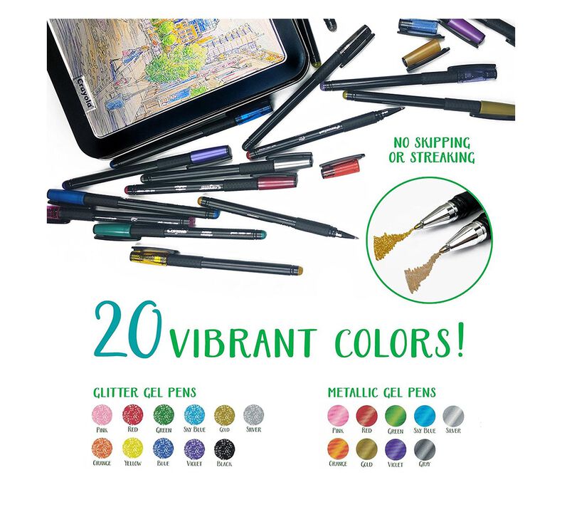 Signature Detailing Gel Pens - 20 Count | Crayola