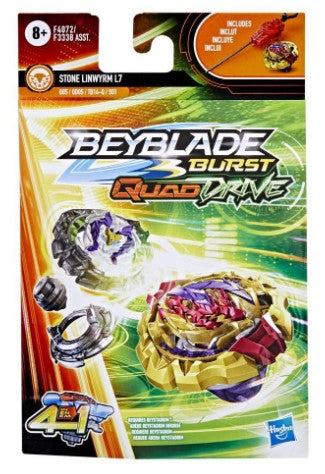 Beyblade Burst Quad Drive: Stone Linwyrm L7 - 4 in 1 | Hasbro