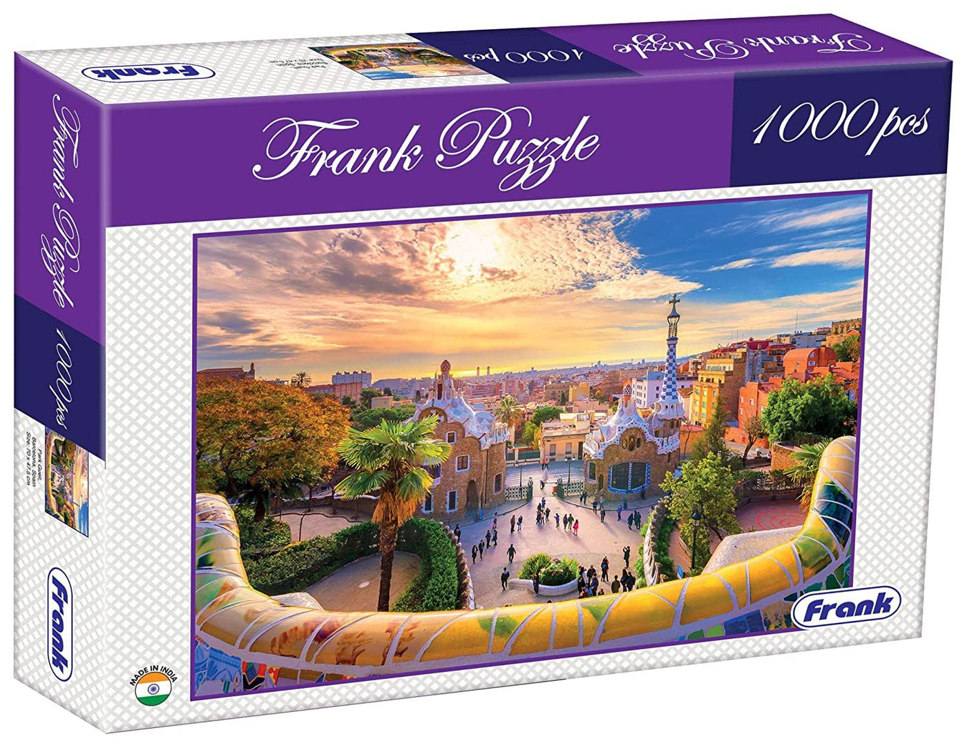 Park Guell, Barcelona, Spain - 1000 PCS Puzzle | Frank