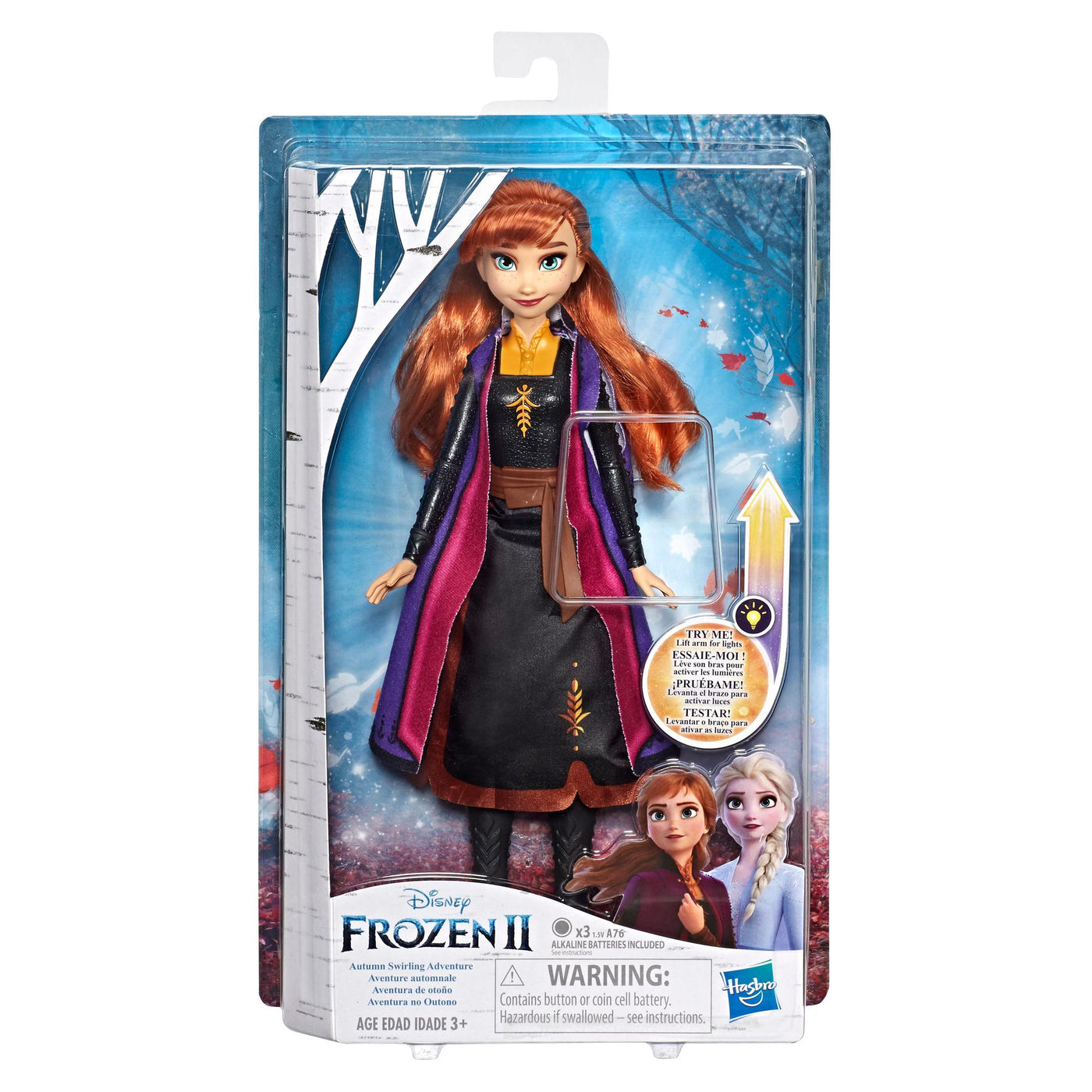 Anna: Autumn Swirling Adventure Fashion Doll - Disney Frozen 2 | Hasbro