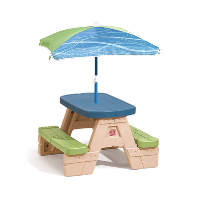 Sit & Play Picnic Table with Umbrella | Step2
