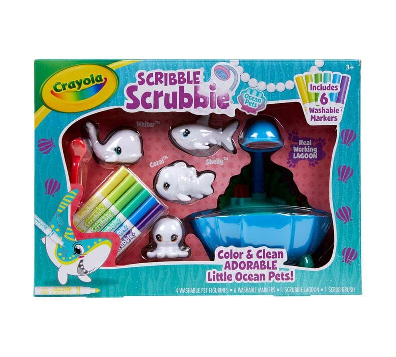 Scribble Scrubbie: Ocean Pets | Crayola by Crayola, USA Art & Craft